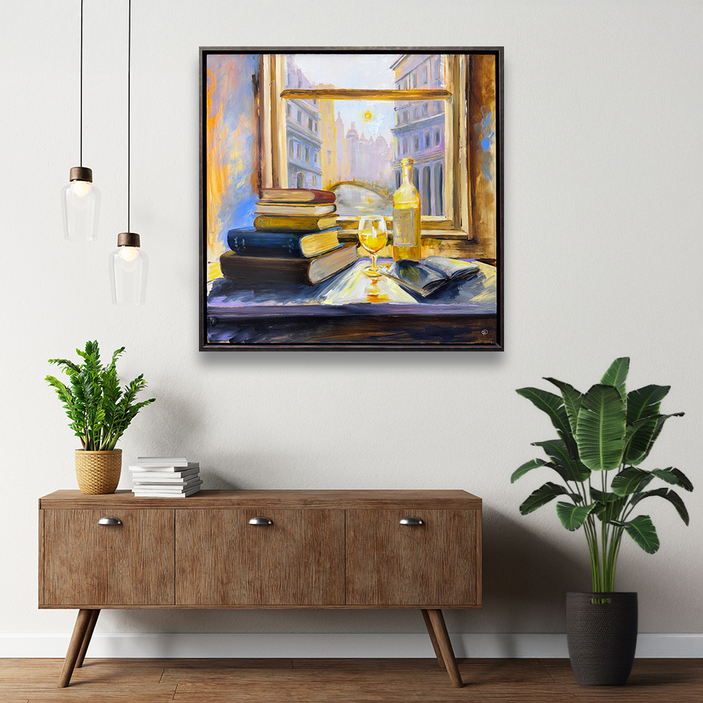 View of picture in situ